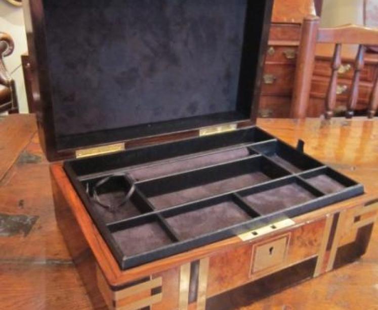 Superb Victorian Walnut & Coromandel Jewel Box - Image 3