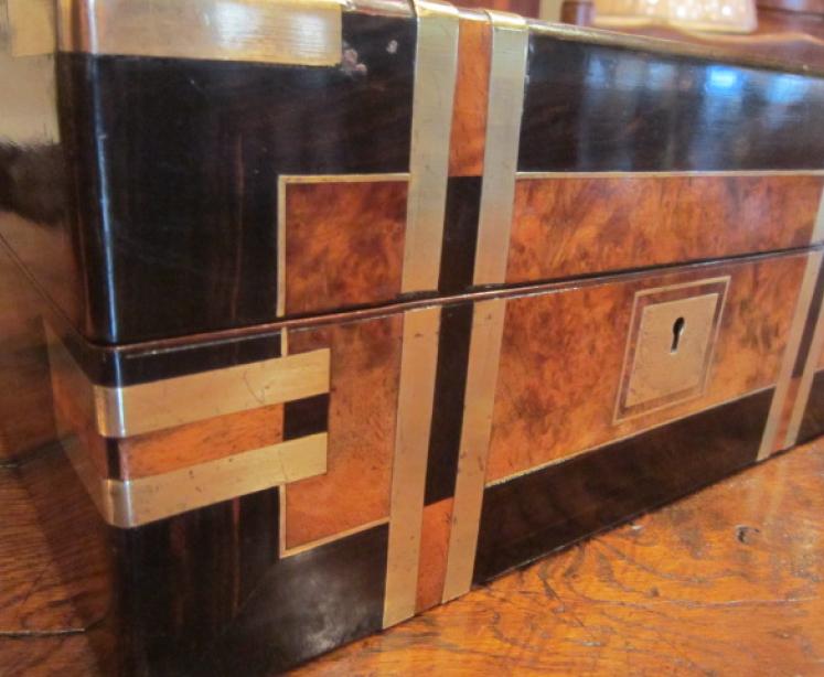 Superb Victorian Walnut & Coromandel Jewel Box - Image 4