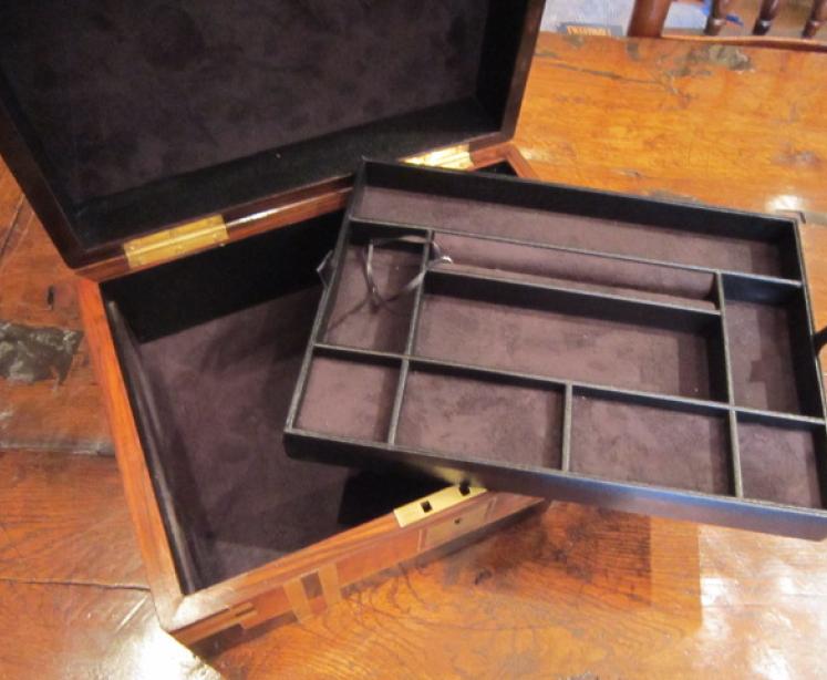 Superb Victorian Walnut & Coromandel Jewel Box - Image 5