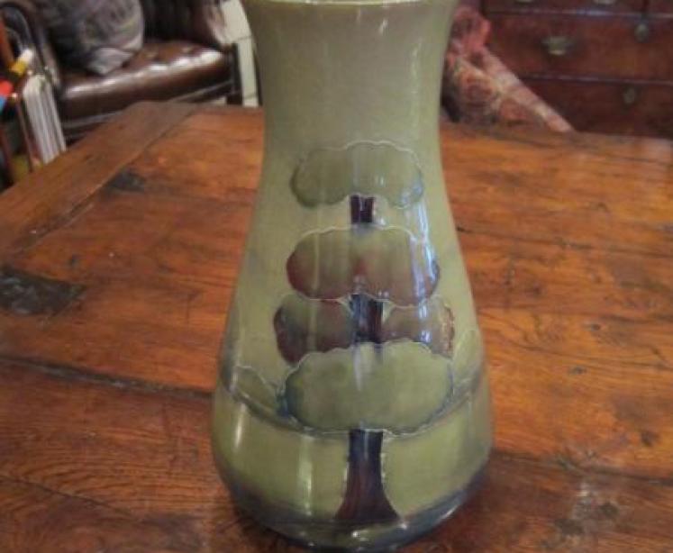 Early Moorcroft Hazeldene Shaped Vase - Image 1