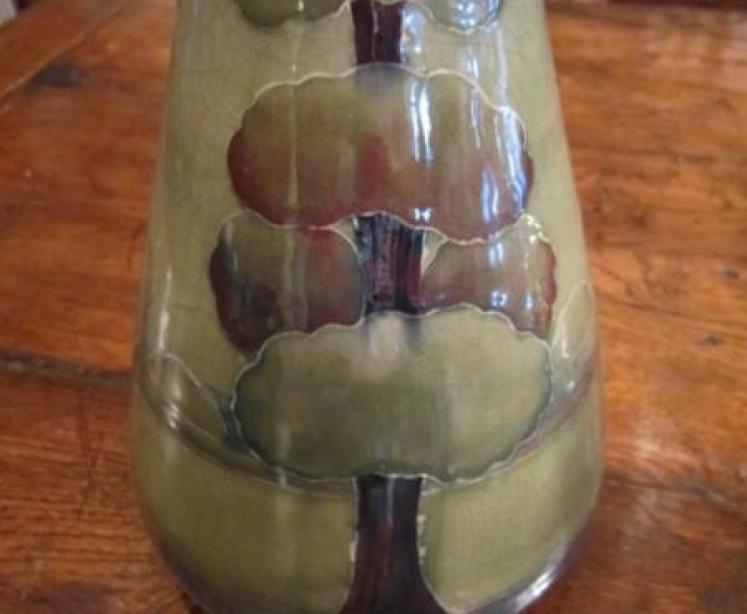Early Moorcroft Hazeldene Shaped Vase - Image 2