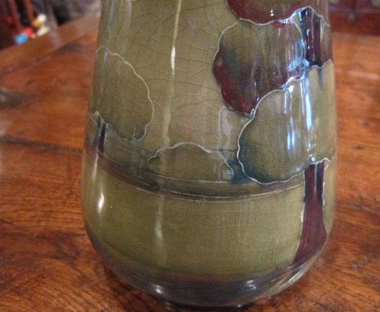 Early Moorcroft Hazeldene Shaped Vase - Image 3