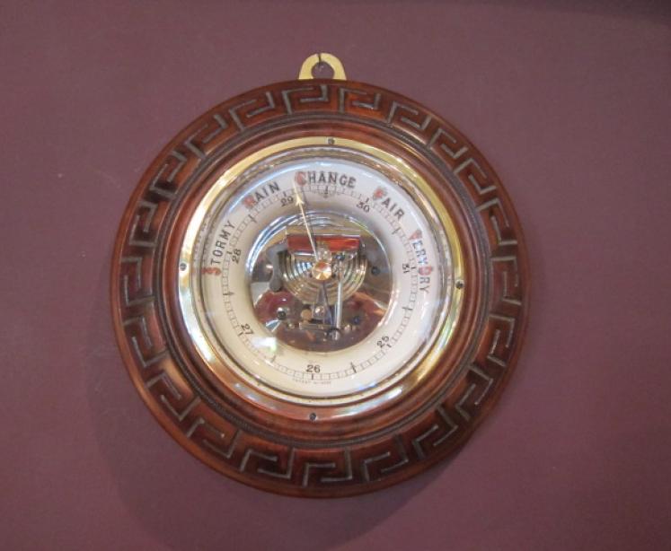Superb Victorian Skeletonised Aneroid Barometer - Image 2