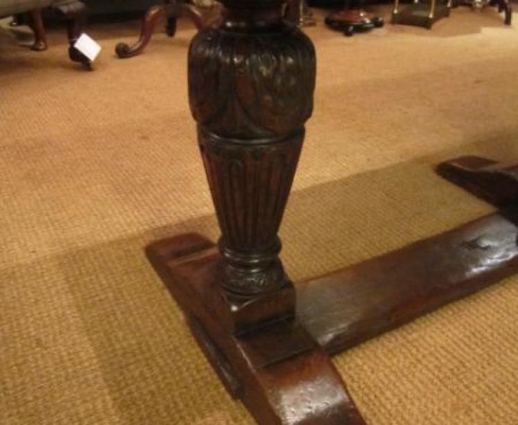 Outstanding Large George III Period Refectory Table - Image 2