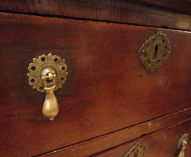 Very Small George I Oak Chest on Stand - Image 3