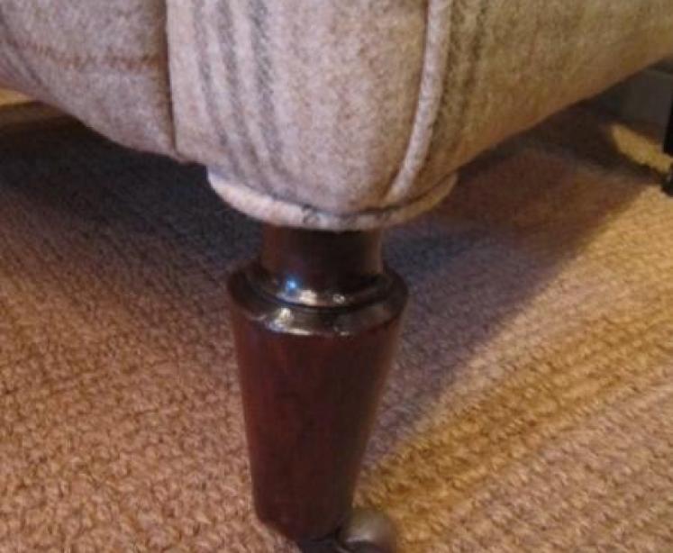 Top Quality Victorian Upholstered Wing Back Armchair - Image 2