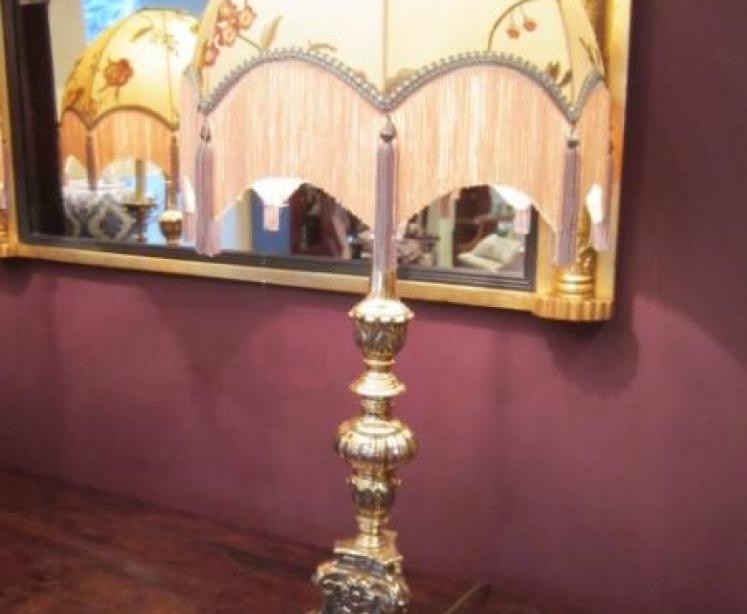 Superb Pair of Edwardian Bronze Church Candlesticks - Image 2