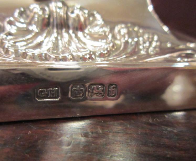 Superb Pair of Victorian Corinthian Silver Candlesticks - Image 2