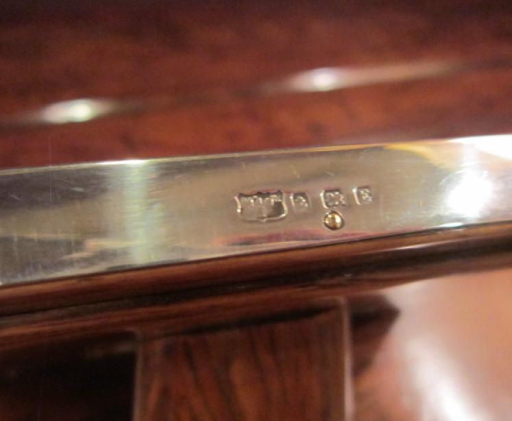 Superior George V Silver & Guilloche Photo Frame - Image 3