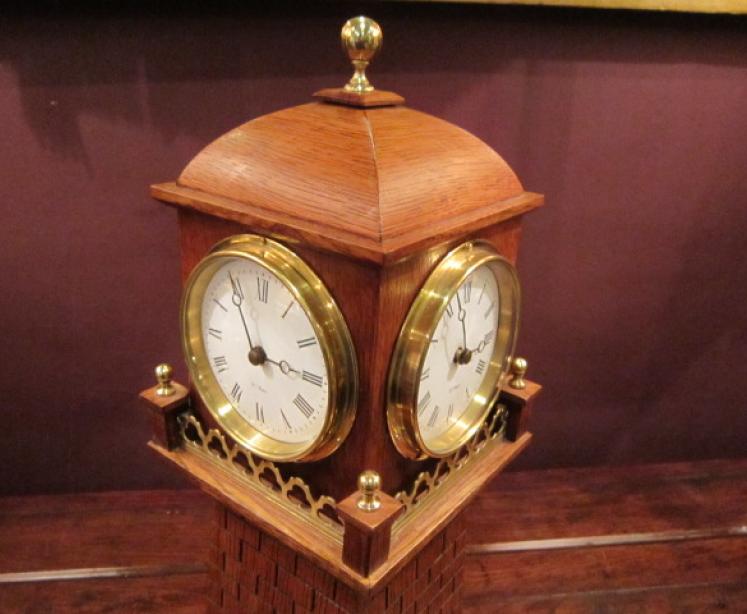 Very Rare 19th Century Lighthouse Exhibition Clock - Image 2