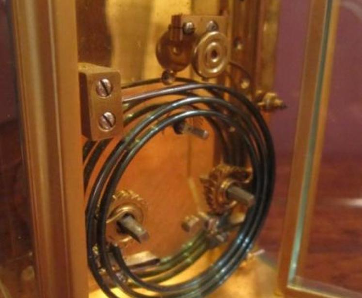 Fine 19th Century Gilded Striking Carriage Clock - Image 4