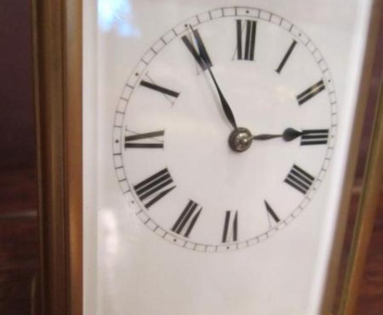 Fine 19th Century Gilded Striking Carriage Clock - Image 5