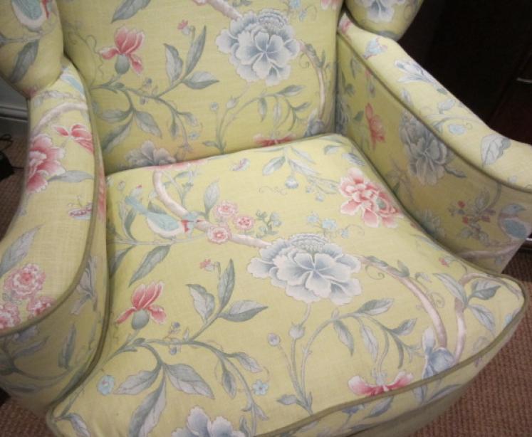 Very Attractive Mid Victorian Wing Back Armchair - Image 2