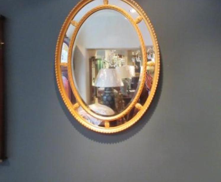 Mid 19th Century Timber Gilt Wall Mirror - Image 5