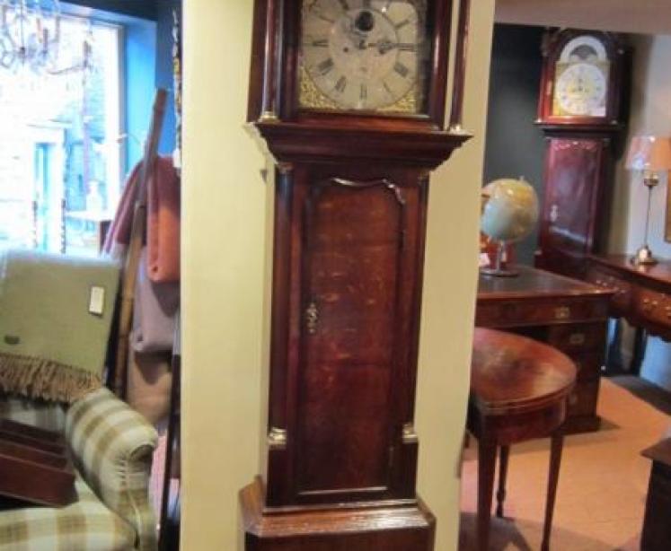 Fine Georgian 8 Day Manchester Longcase Clock - Image 2