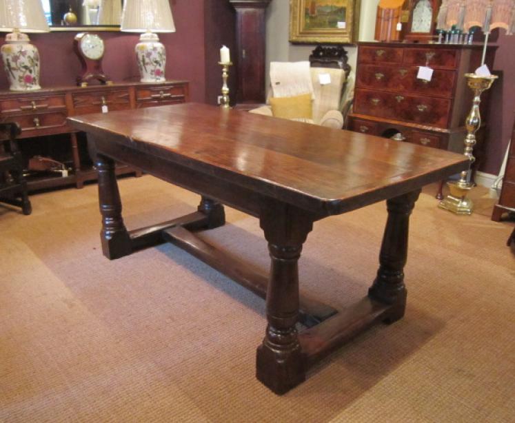 Superb George I Period Oak Refectory Table - Image 1