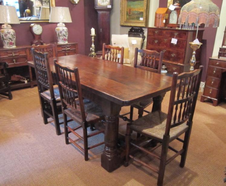 Superb George I Period Oak Refectory Table - Image 4