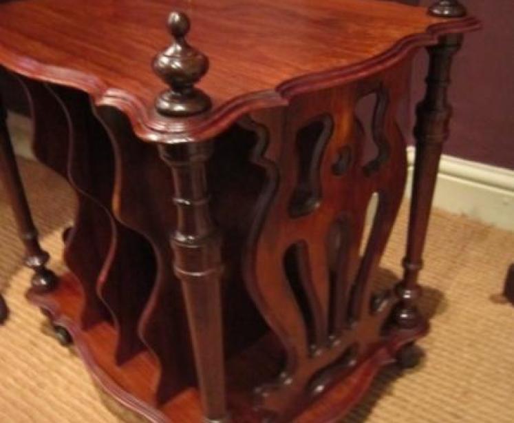 Early Victorian Rosewood Music Canterbury - Image 2