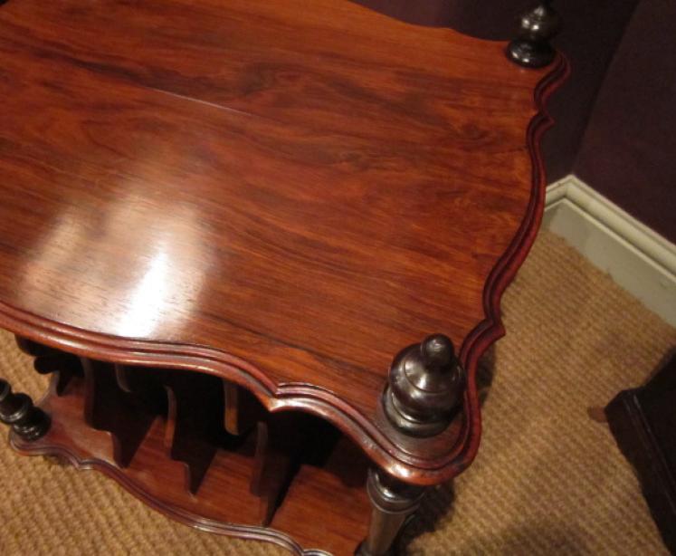 Early Victorian Rosewood Music Canterbury - Image 4