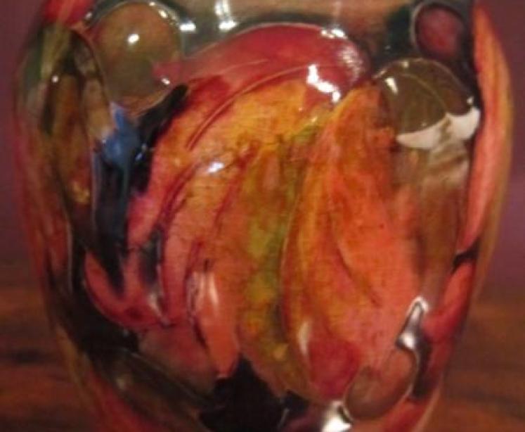 Moorcroft Leaf & Autumn Berries Flambe Vase - Image 4