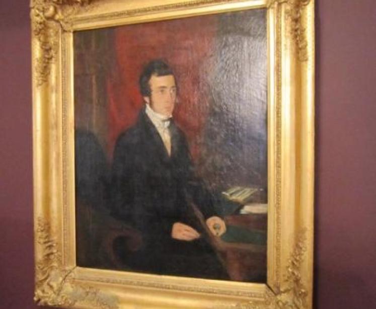 Mid 19th Century Oil Portrait of a Young Gentleman - Image 2