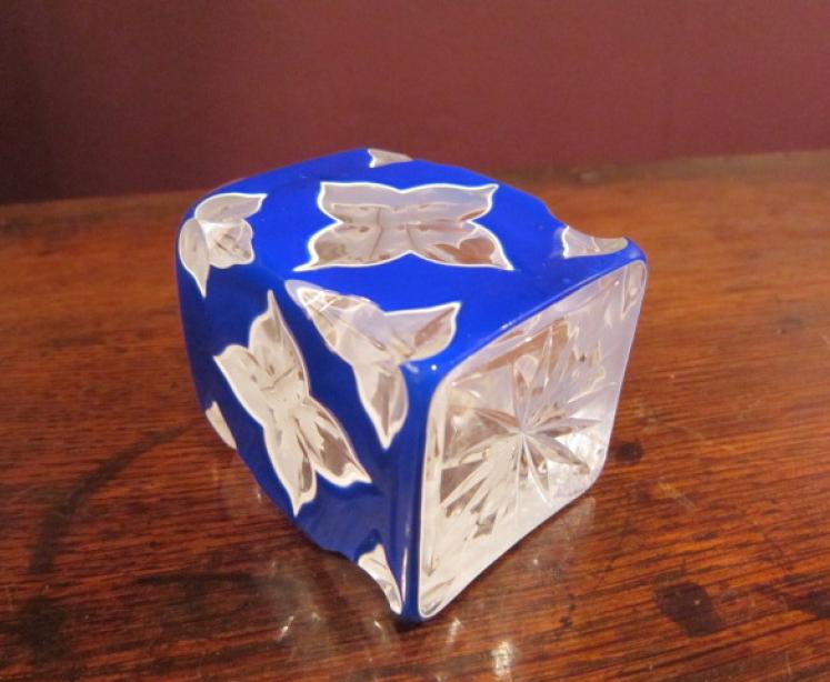 Top Quality Victorian Silver Overlay Glass Scent - Image 2