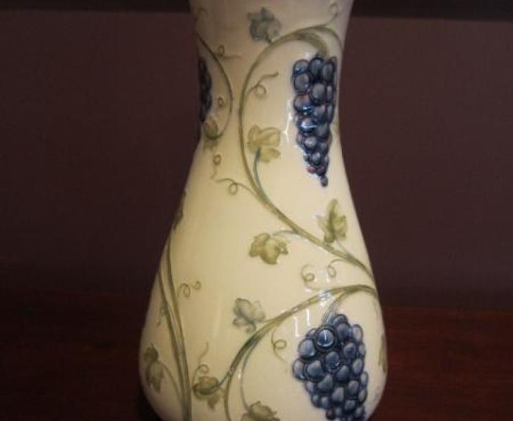 Early Moorcroft Grapevine Cream Vase - Image 1