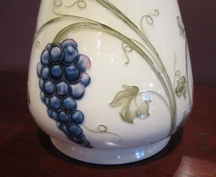 Early Moorcroft Grapevine Cream Vase - Image 2