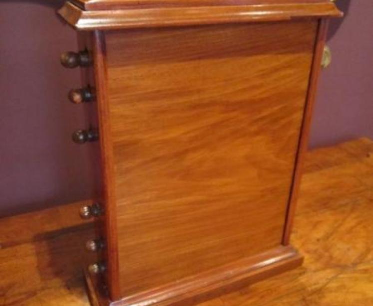 Large Victorian GWR Polished Walnut Desk Calendar - Image 3