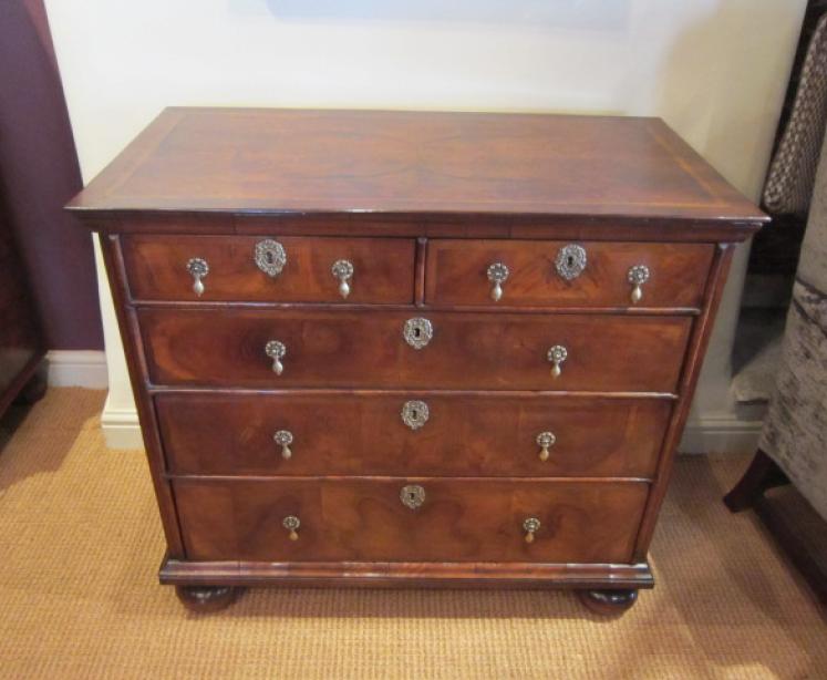 Fine William & Mary Period Walnut Chest - Image 1
