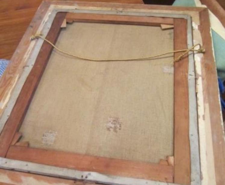 19th Century Oil Portrait of School Master - Image 5