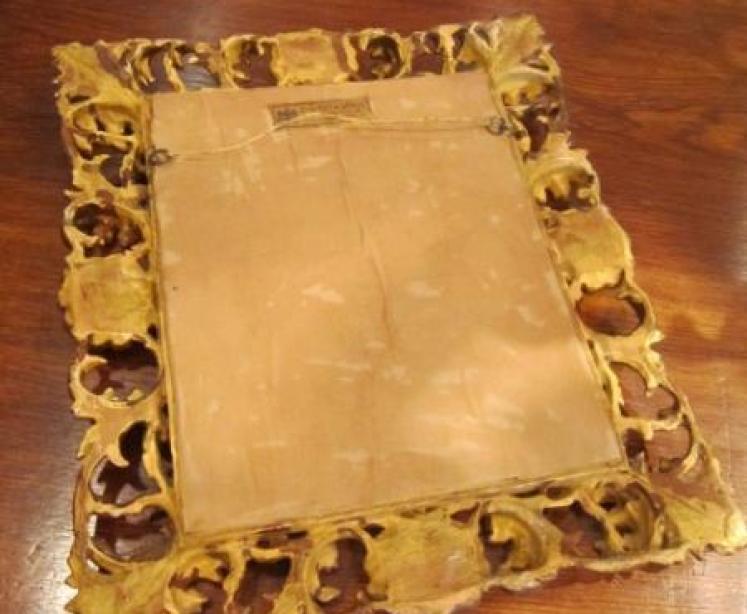 Decorative 19th Century Plaster Gilt Rococo Mirror - Image 4