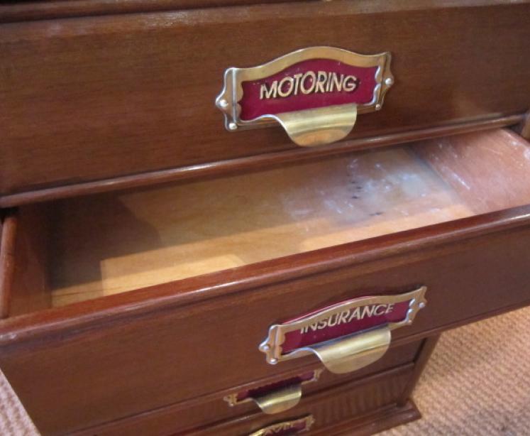 Top Quality Victorian Mahogany File Chest - Image 4