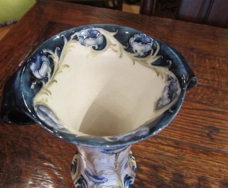 McIntyre Moorcroft Twin Handled Poppies Vase - Image 2
