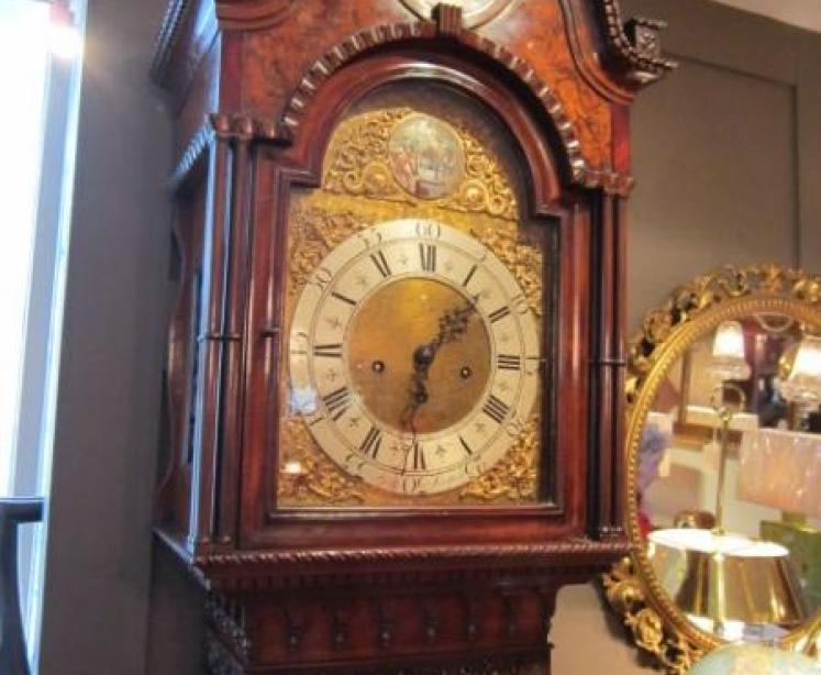 Outstanding Chippendale Revival 8 Day Longcase Clock - Image 1