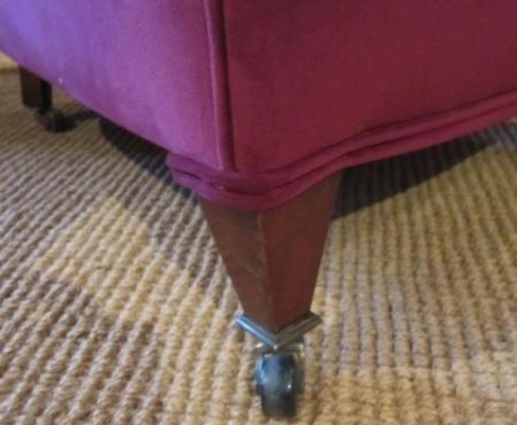 Very Comfortable Victorian Upholstered Easy Armchair - Image 4