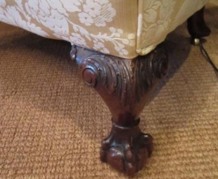 Stunning Mid Victorian Porter's Hall Wing Armchair - Image 5