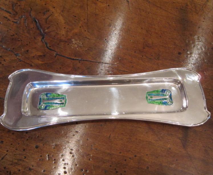 Superb Art Nouveau Liberty's Solid Silver Pen Tray - Image 1