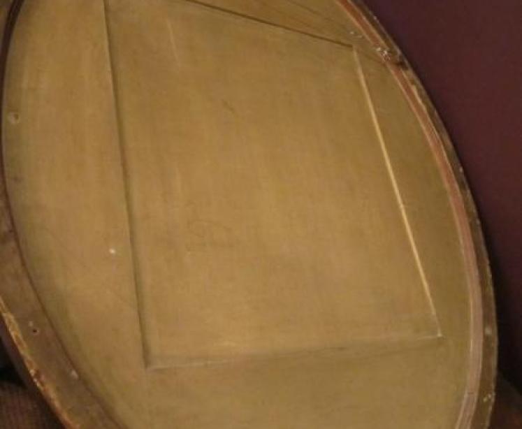 Top Quality Mid Victorian Timber Gilt Oval Mirror - Image 4