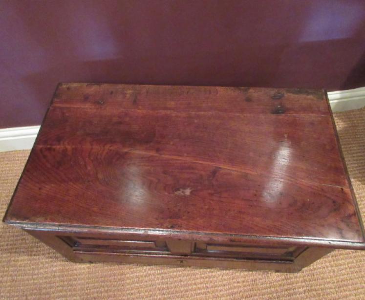 Small George II Period Oak Coffer Bach - Image 2