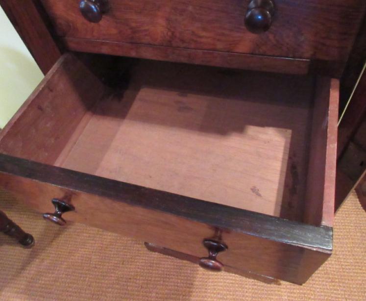 Superb William IV Period Rosewood Wellington Chest - Image 4