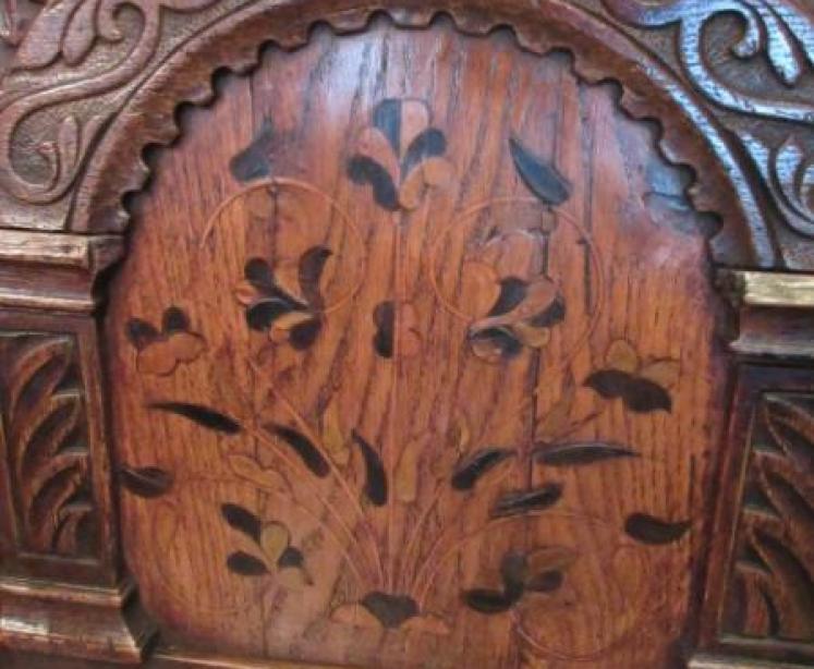 Superb Elizabethan Period Oak Wainscott Armchair - Image 3