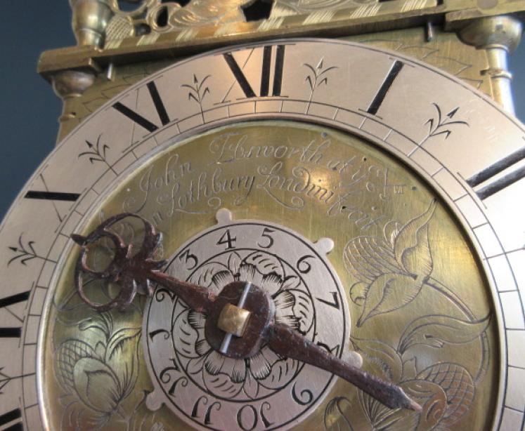 Rare Late 17th Century Period London Lantern Clock - Image 5