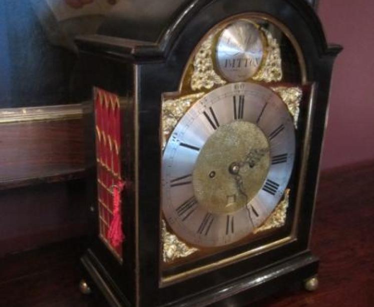 Fine George III Period Ebonised Bracket Clock - Image 1