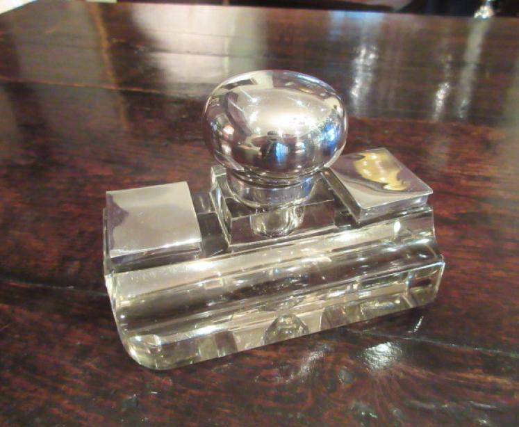 Superb George V Period Silver Pen & Inkstand - Image 1