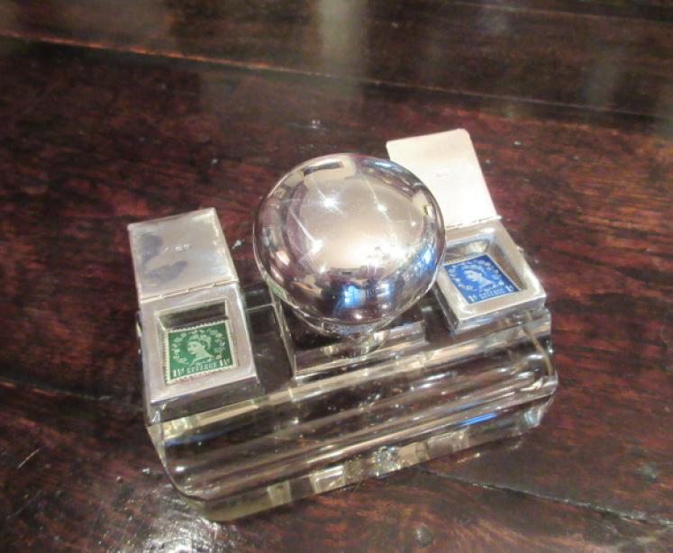 Superb George V Period Silver Pen & Inkstand - Image 4