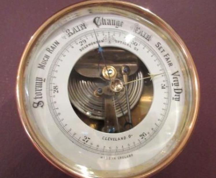 Top Quality Victorian Skeletonised Marine Barometer - Image 2