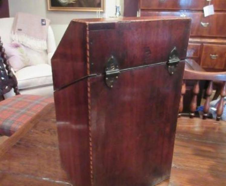 Superb George III Period Inlaid Knife Box - Image 5