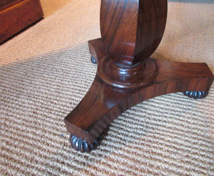 Regency Period Rosewood & Marble Specimen Table - Image 5