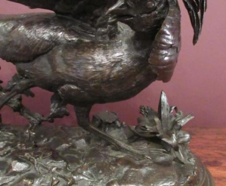 Superb 19th Century Bronze 'Golden Pheasant' - Image 3